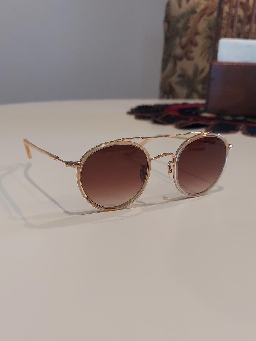 KREWE Porter - 24k Champagne Sunglasses